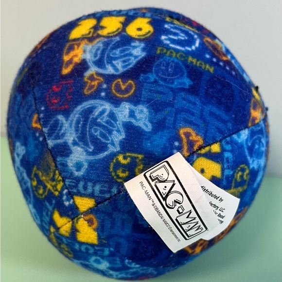Pac-Man Plush 4.5” Stuffed Blue Arcade Design Toy, Kids Plush, Arcade Character - Picture 6 of 8